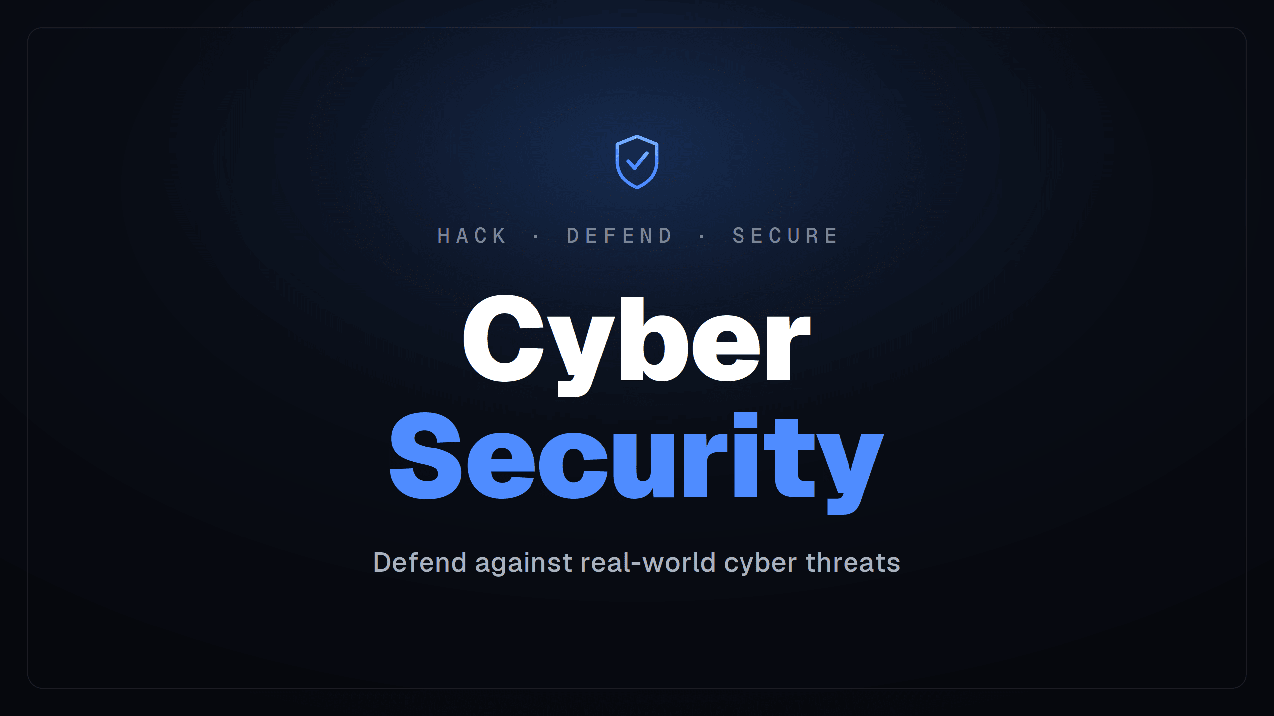 Complete Cybersecurity Bootcamp: Defend, Detect & Respond